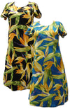 Watercolor Bird of Paradise a line cap sleeve dress