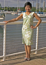 White Orchid Sheath Dress