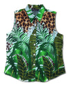 Wild Paradise Jungle Sleeveless Blouse