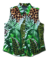 Wild Paradise Jungle Sleeveless Blouse