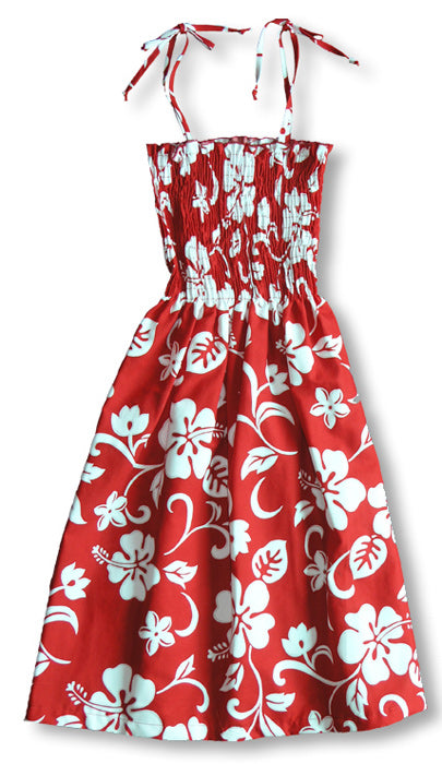Classic Hibiscus Smocked Dress