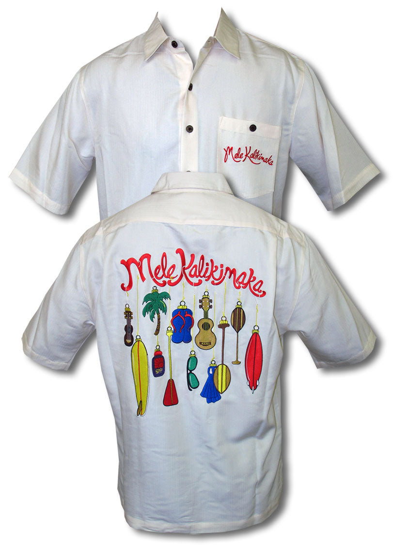 Xmas Ornaments Mele Kalikimaka Go Barefoot