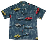 Nissan Z collection men's Hawaiian style rayon print — Men's Rayon Shirts — Paradise Found