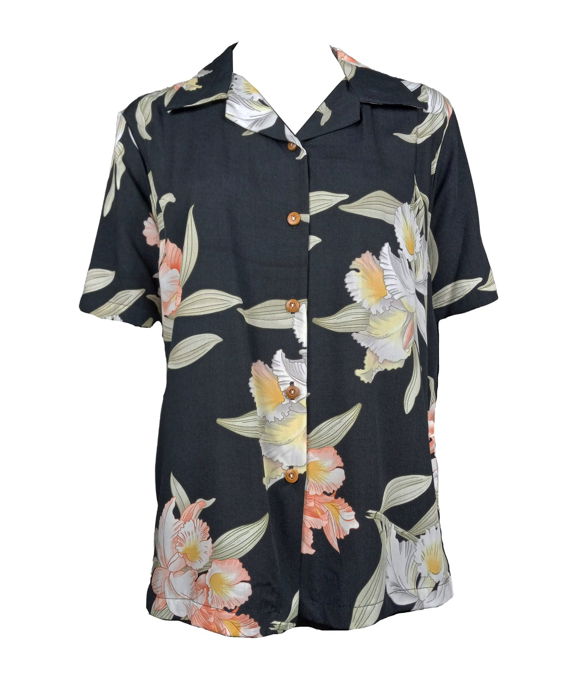 Paradise Orchid Corsage women's rayon shirt — Women's Camp Shirts — Paradise Found