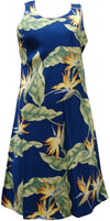 Bird of Paradise #5 Bias Cut Flared Tank — Women's Tank Dresses — Paradise Found
