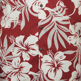 Jumbo Hibiscus Fern Men's Cotton Go Barefoot Aloha Shirt — Men's Cotton Shirts — Go Barefoot (view 3)
