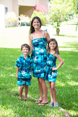 Night Time Surf Smocked Tube Dress — Women's Sun Dresses — MauiShirts (view 3)