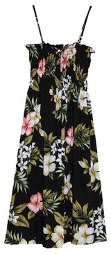 Hibiscus Stephanotis Smocked Tube Dress — Women's Sun Dresses — MauiShirts (view 3)