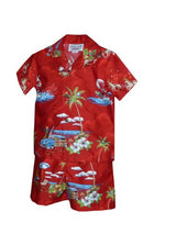 Santas Hawaii Vacation Boy's 2pc — Boys Cabana Sets — MauiShirts (view 5)