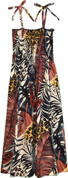 Wild Paradise Jungle Smocked Tube Dress — Women's Sun Dresses — MauiShirts