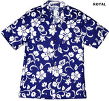 Classic Hibiscus Men's Shirt — Men's Cotton Shirts — RJC