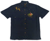 Flying Santa North Pole Men's Embroidered Shirt — Men's Embroidered Shirts — MauiShirts