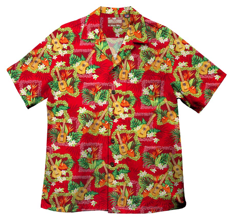 Ukulele Anthurium Men's Shirt — Men's Cotton Shirts — RJC