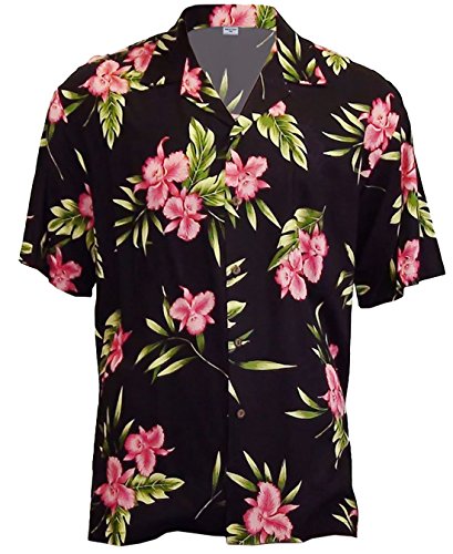 Orchid Fern men's Hawaiian shirt — Men's Rayon Shirts — RJC