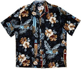 Classic Hibiscus Tiki God Woodie Surfboard Shirt — Men's Cotton Shirts — MauiShirts (view 6)