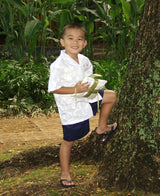Custom Made - Classic Hibiscus Boy's 2pc — Boys Cabana Sets — MauiShirts (view 5)