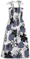 Monstera Season Smocked Tube Dress — Women's Sun Dresses — MauiShirts