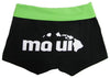 Maui Butt Fold Over Waistband Junior Size Yoga Shorts — Boys Shorts — MauiShirts