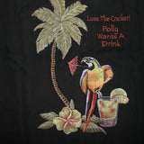Polly Wants a Drink Men's Embroidered Shirt — Men's Embroidered Shirts — Weekender (view 6)