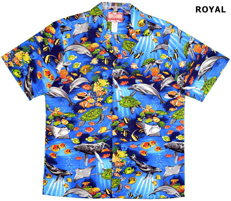 Ocean Reef Marine Life Men's Shirt — Men's Cotton Shirts — RJC