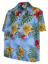 Flamboyant Hibiscus Women's Shirt — Women's Cotton Shirts — Paradise Found (view 6)