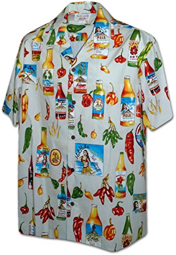Chili Pepper Hot Sauce Men's Shirt — Men's Cotton Shirts — Pacific Legend