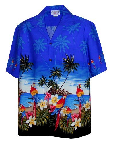 Parrot Island Bottom Band Men's Cotton — Men's Cotton Shirts — Pacific Legend