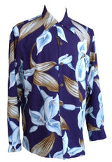 Calla Lily Men's Long Sleeve Shirt — Men's Long Sleeve Shirts — Paradise Found (view 10)