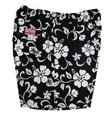 Classic Hibiscus Men's Elastic Waist 3-Pocket Cotton Shorts