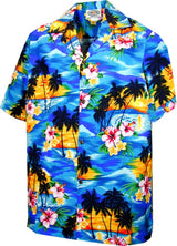 Brilliant Hawaii Sunset Boy's Shirt — Boys Shirts — MauiShirts