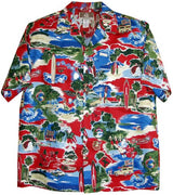 Christmas Hawaii Style Mens Rayon Blend Shirt — Men's Cotton Shirts — MauiShirts
