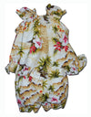 Diamond Head Ocean Waves Puff Sleeve 2pc — Girls Cabana Sets — HIC
