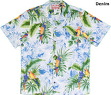 Resting Parrot Hawaiian Mens Shirt — Men's Cotton Shirts — RJC (view 3)