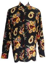 Ukulele Lei Men's Rayon Long Sleeve Shirt — Men's Long Sleeve Shirts — MauiShirts (view 5)