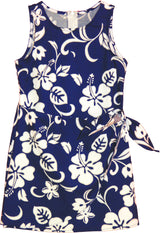 RJC Girls Classic Hibiscus Sarong Dress