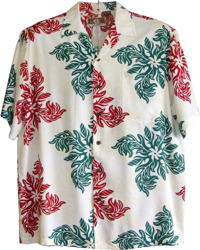 Christmas Snowflake Men's Shirt — Men's Rayon Shirts — RJC
