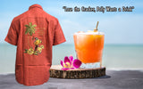 Polly Wants a Drink Men's Embroidered Shirt — Men's Embroidered Shirts — Weekender (view 3)
