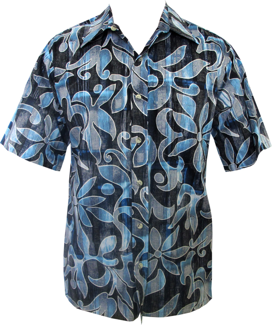 Hombre Pareau Men's Go Barefoot Reverse Print Aloha Shirt — Men's Reverse Print Shirts — Go Barefoot