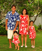 RJC Girls Classic Hibiscus Sarong Dress