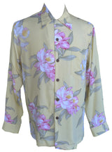 Paradise Orchid Corsage Men's Long Sleeve Shirt — Men's Long Sleeve Shirts — Paradise Found (view 4)