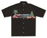 Christmas in Paradise Men's Embroidered Shirt — Men's Embroidered Shirts — MauiShirts