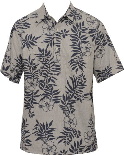 Mini Tahitian Mens Pullover Reverse Shirt — Men's Reverse Print Shirts — Go Barefoot