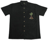 Christmas Happy Holiday Tree Embroidered Shirt — Men's Embroidered Shirts — MauiShirts (view 9)