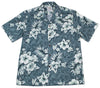 Crack Hibiscus men's Hawaiian shirt — Men's Cotton Shirts — Two Palms