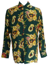 Ukulele Lei Men's Rayon Long Sleeve Shirt — Men's Long Sleeve Shirts — MauiShirts (view 8)