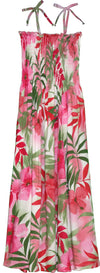 Watercolor Tropics Smocked Tube Dress — Women's Sun Dresses — MauiShirts