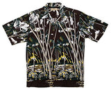 Hawaiian Palm Men's Vintage Rayon Shirt — Men's Rayon Shirts — Pineapple Juice (view 9)