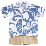 Delicate Tropical Boy's 2pc Set — Boys Cabana Sets — RJC (view 9)