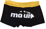 Maui Butt Fold Over Waistband Junior Size Yoga Shorts — Boys Shorts — MauiShirts (view 5)