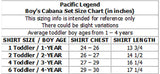 White Hibiscus Monstera Boy's 2pc — Boys Cabana Sets — Pacific Legend (view 8)
